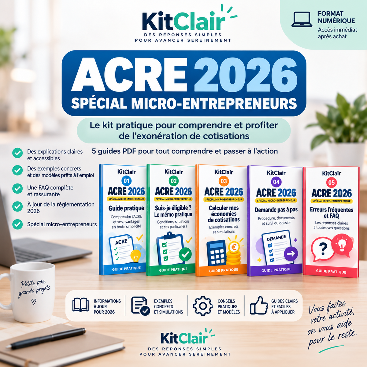 ACRE 2026 : le kit pratique du micro-entrepreneur