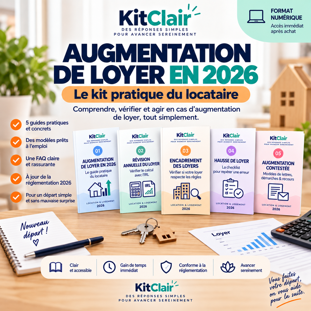 Augmentation de loyer en 2026 : le kit pratique du locataire