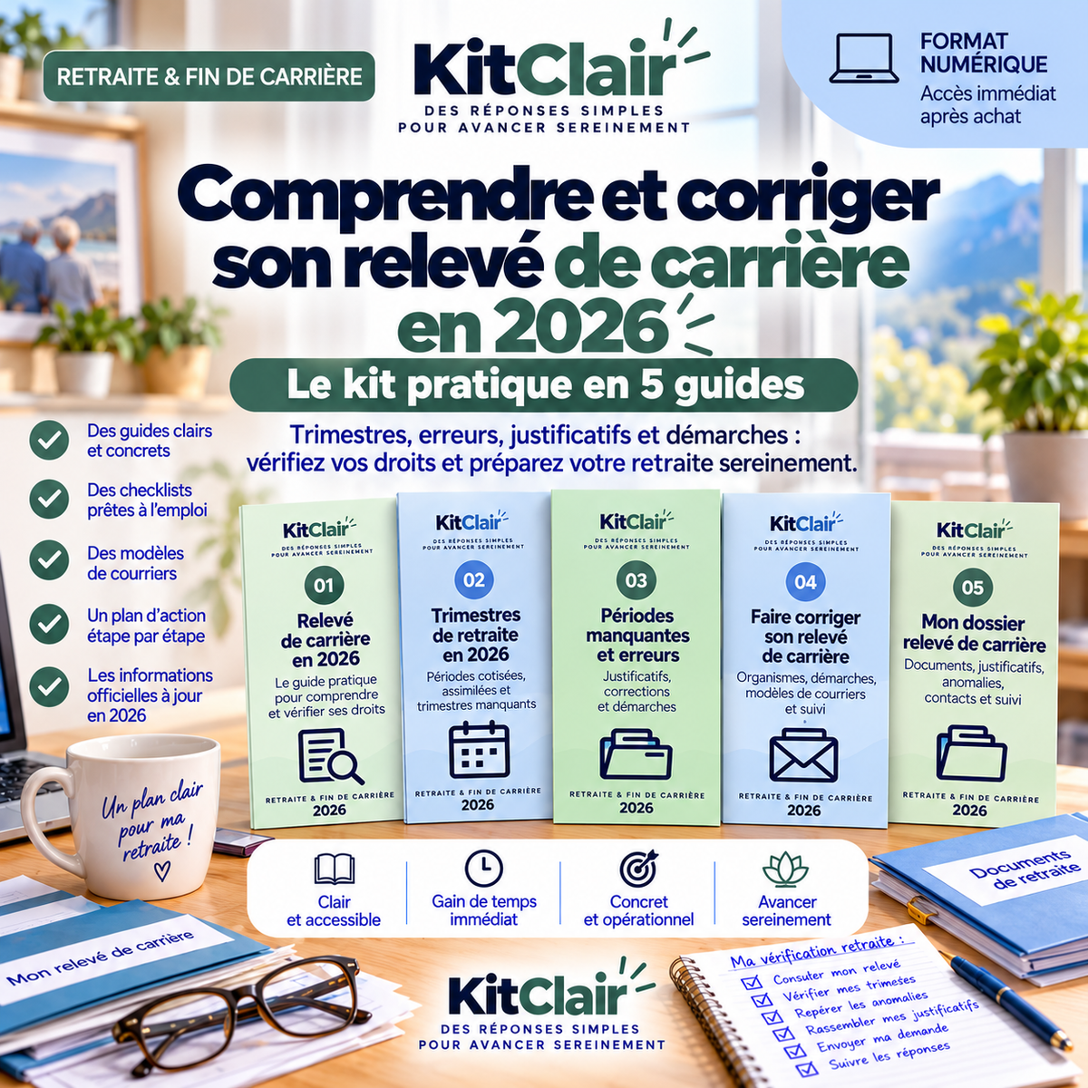 Comprendre et corriger son relevé de carrière en 2026 : trimestres, erreurs et démarches — le kit pratique
