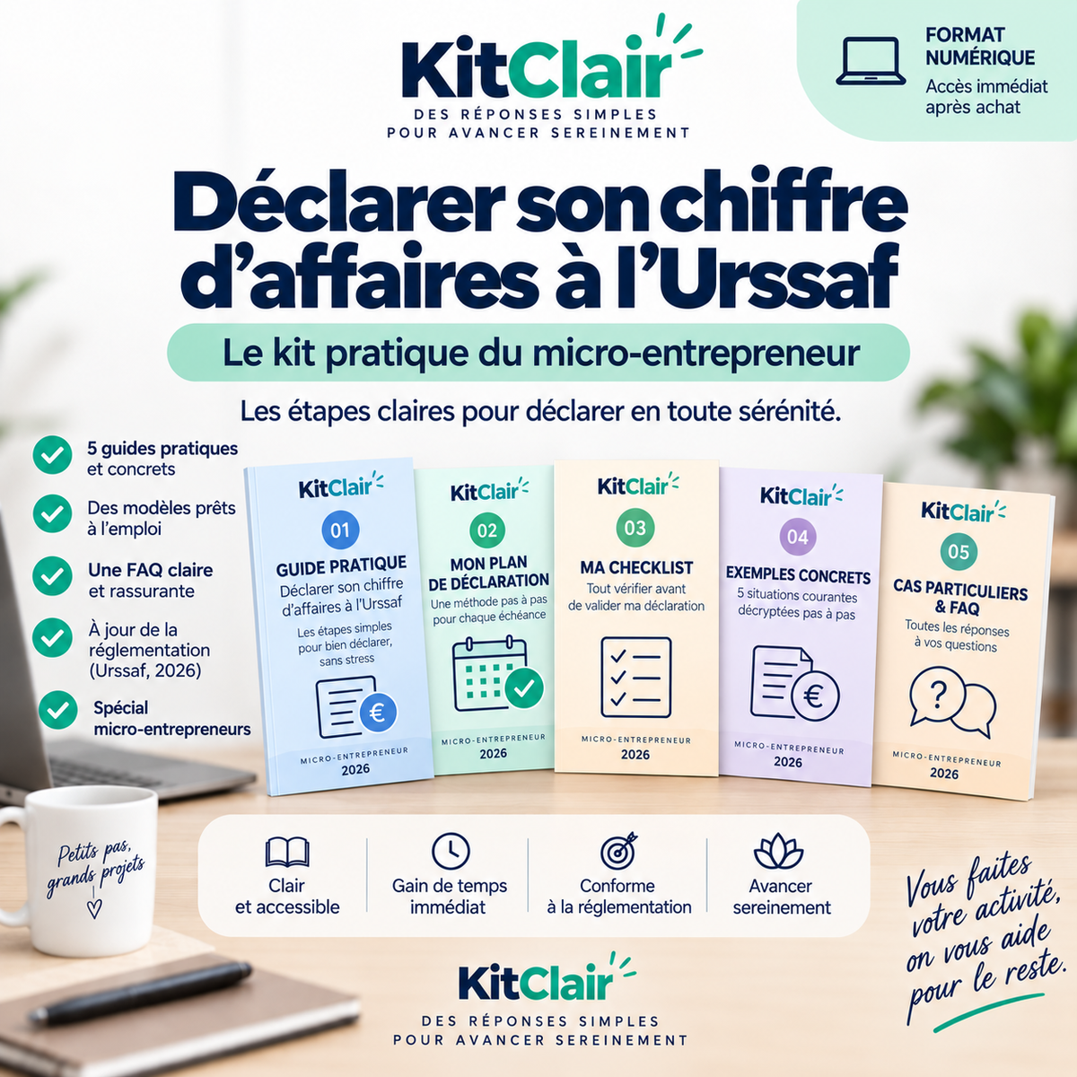 Déclarer son chiffre d’affaires à l’Urssaf 2026 : le kit pratique du micro-entrepreneur