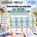 Demander sa retraite en 2026 : dossier, documents, délais & suivi — le kit pratique