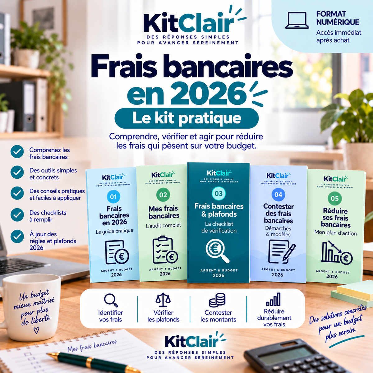 Frais bancaires en 2026 — le kit pratique