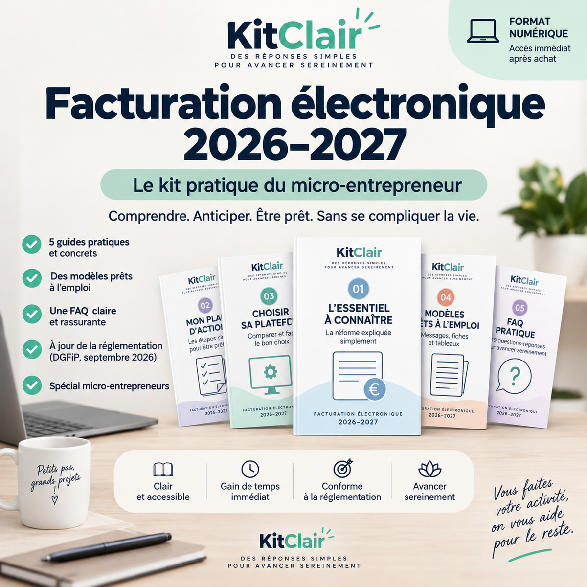 Facturation électronique 2026–2027 : le kit pratique du micro-entrepreneur