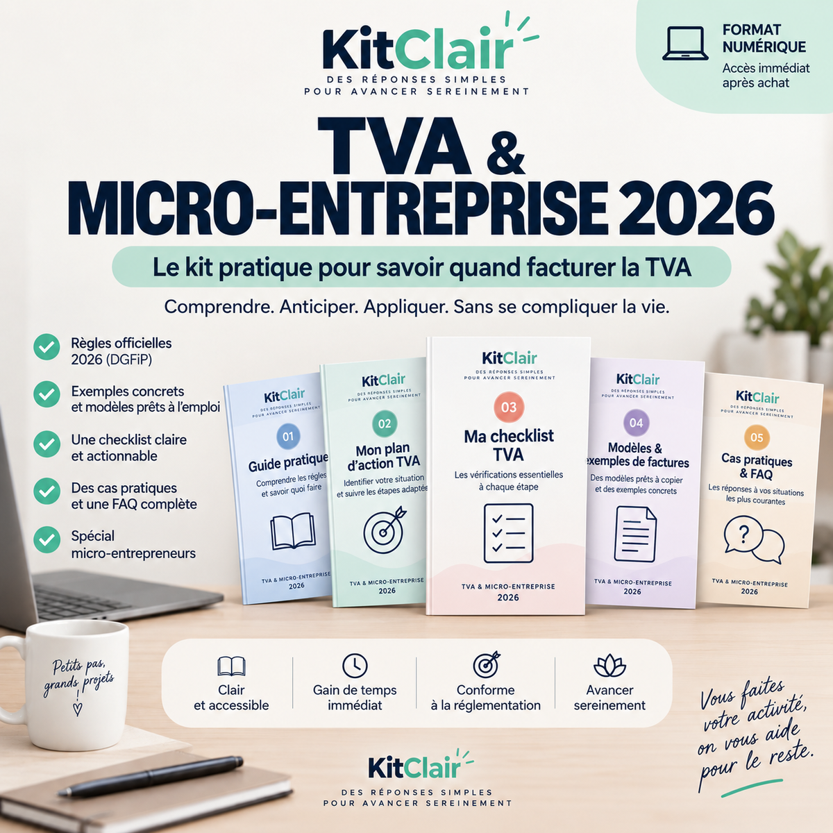TVA & micro-entreprise 2026 : le kit pratique pour savoir quand facturer la TVA