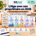 Litige avec son propriétaire en 2026 : le kit pratique du locataire