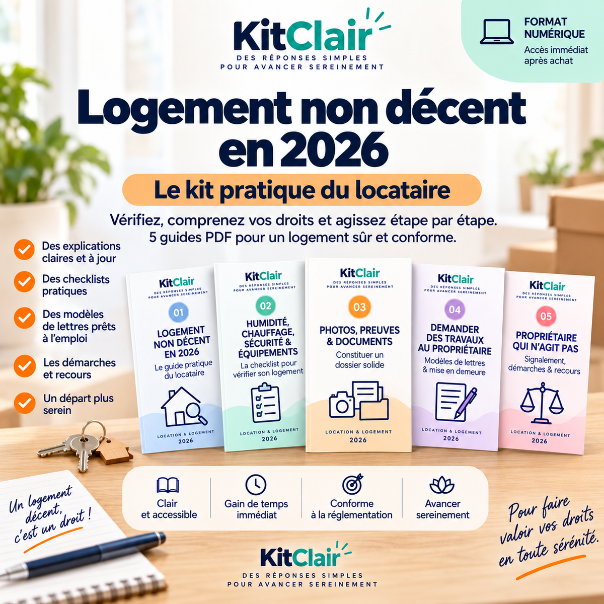 Logement non décent en 2026 : le kit pratique du locataire