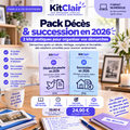 Pack Décès & succession en 2026