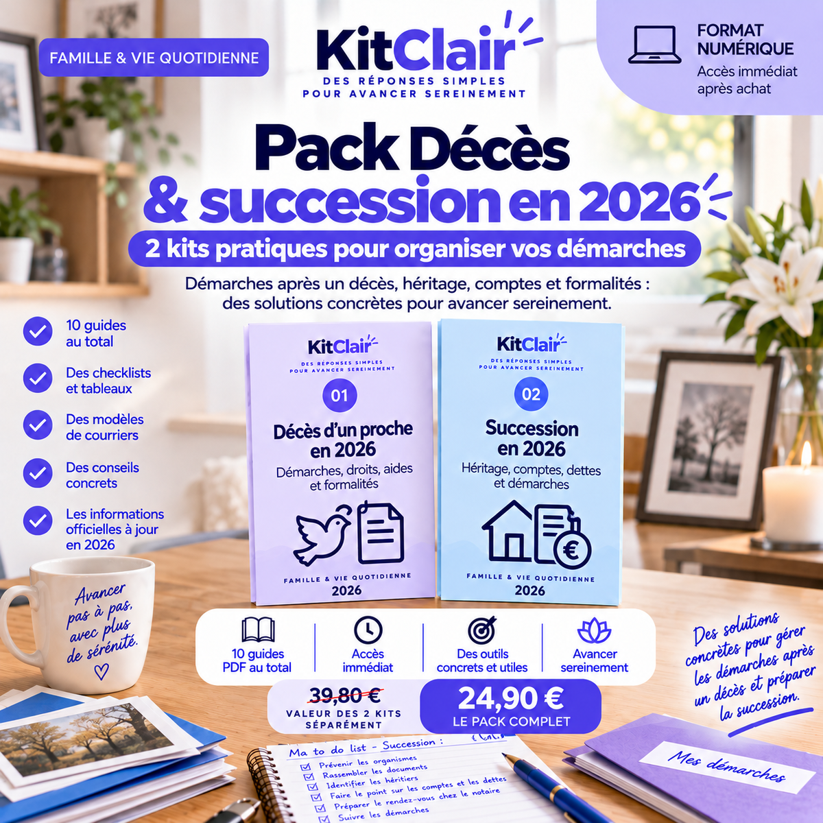 Pack Décès & succession en 2026
