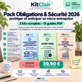 Pack Obligations & Sécurité 2026 : protéger et anticiper sa micro-entreprise