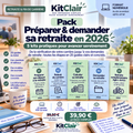 Pack Préparer & demander sa retraite en 2026