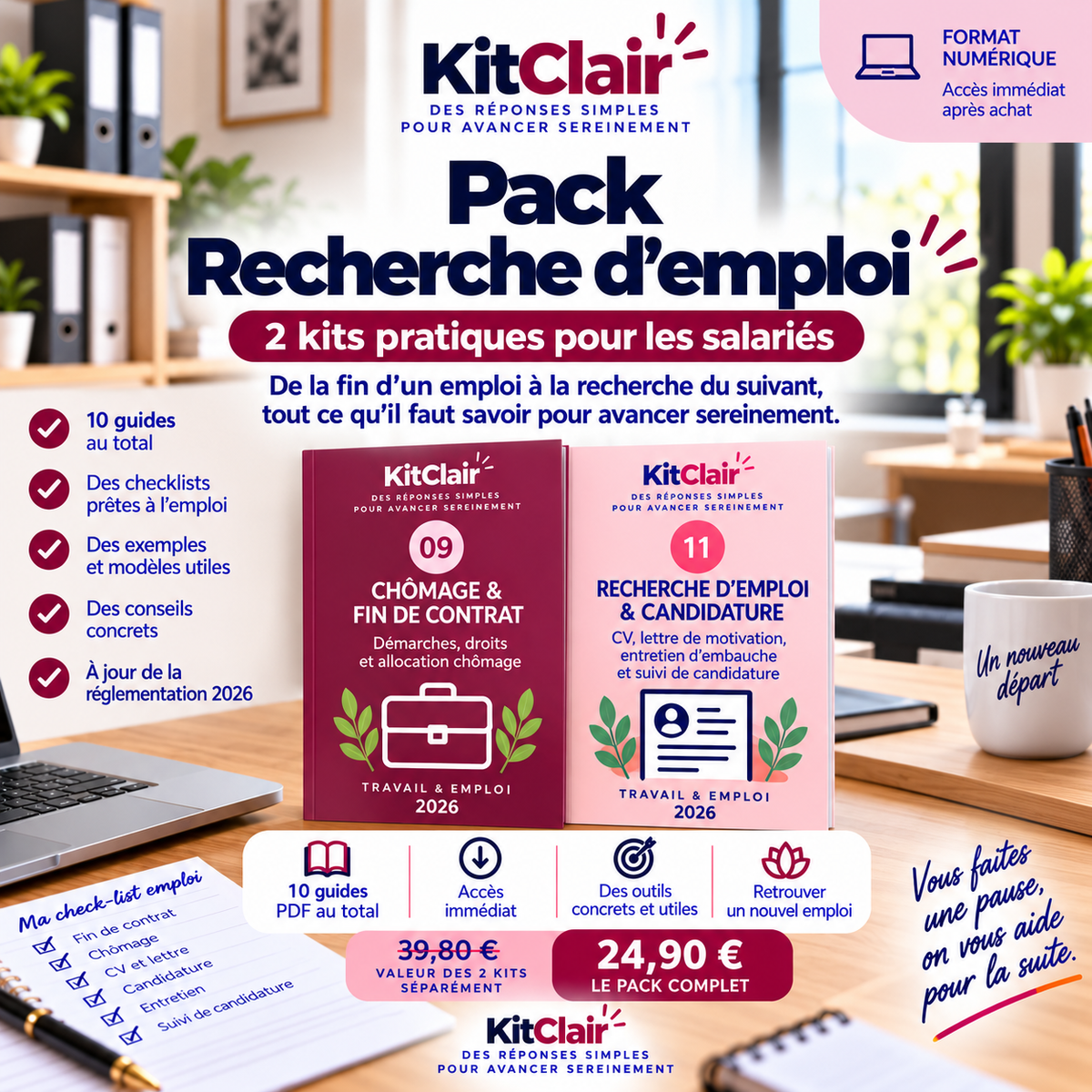 Pack Recherche d’emploi 2026