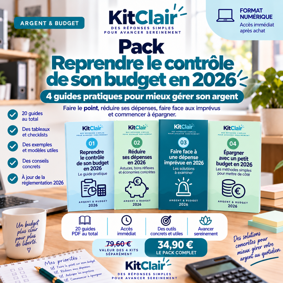 Pack Reprendre le contrôle de son budget en 2026