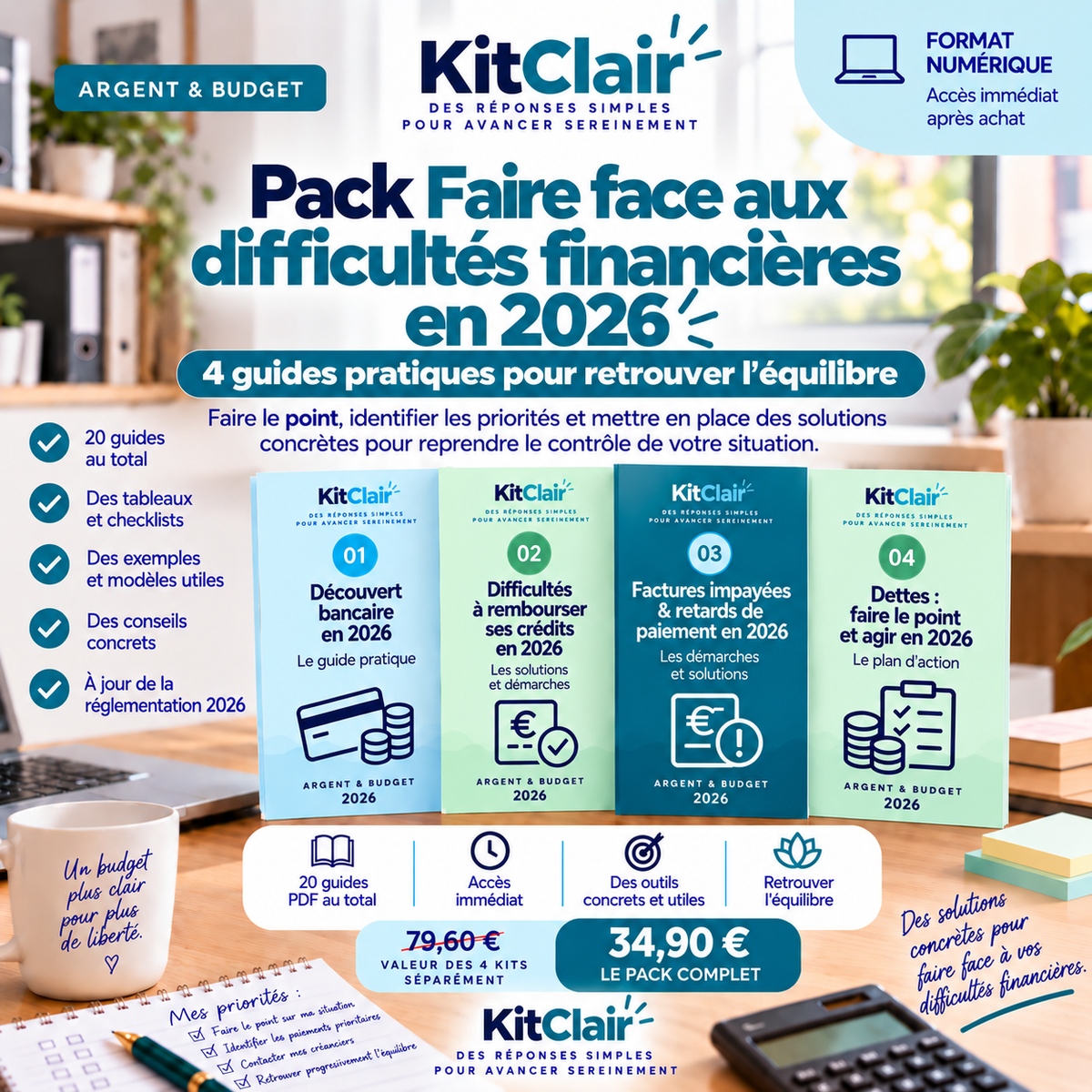 Pack Faire face aux difficultés financières en 2026