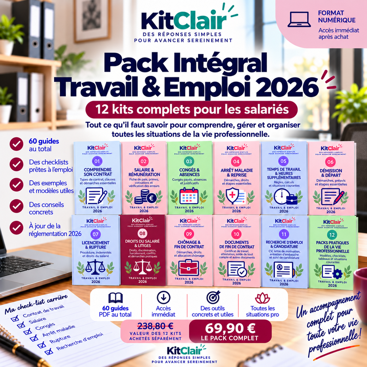 Pack Intégral Travail & Emploi 2026