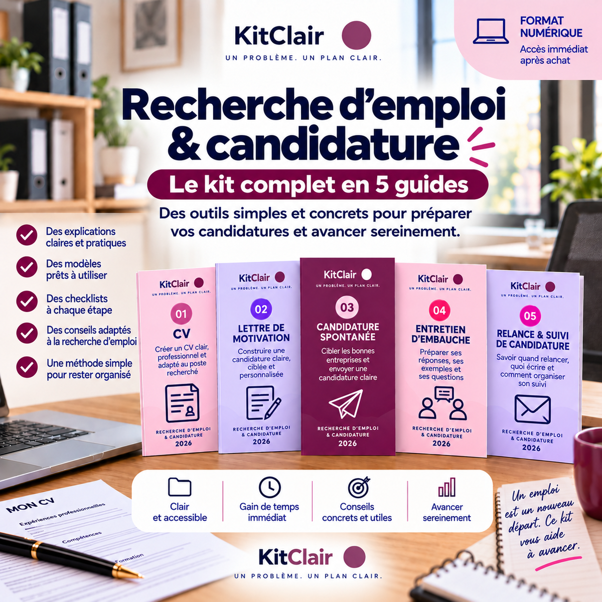 Recherche d’emploi & candidature en 2026