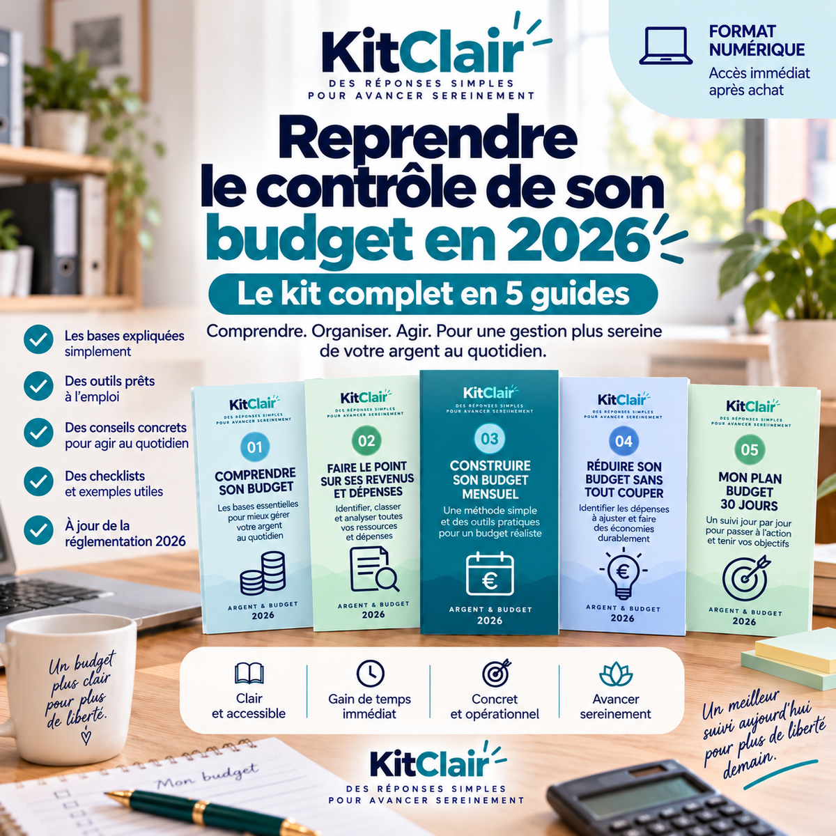 Reprendre le contrôle de son budget en 2026 — le kit pratique