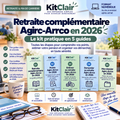 Retraite complémentaire Agirc-Arrco en 2026 : points, calcul & démarches — le kit pratique