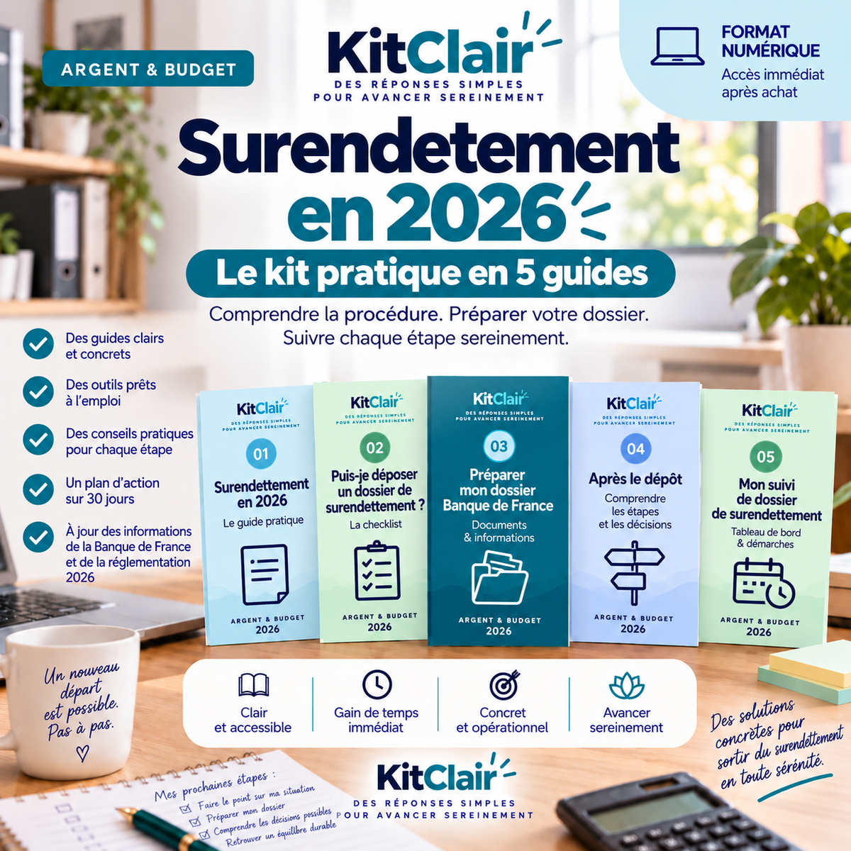 Surendettement en 2026 — le kit pratique