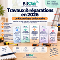 Travaux & réparations en 2026 : le kit pratique du locataire