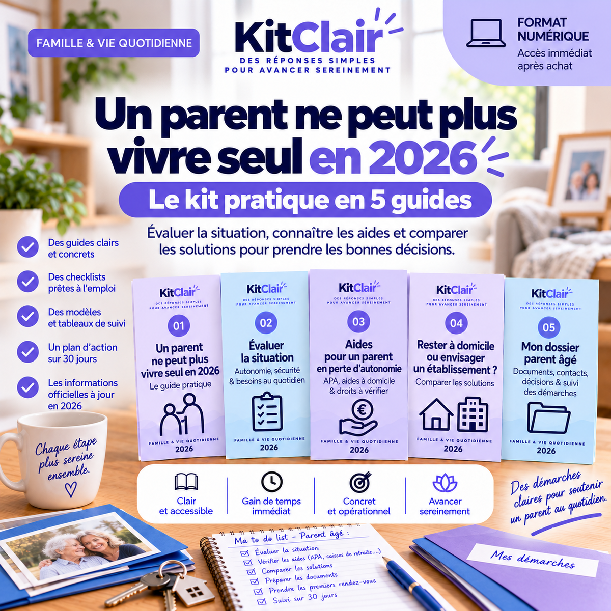Un parent ne peut plus vivre seul : que faire en 2026 ? — le kit pratique
